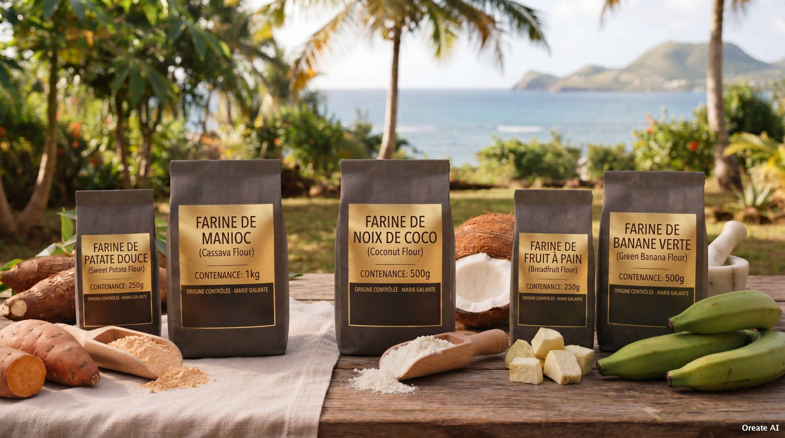Farines artisanales de Marie-Galante — AULINAGAN