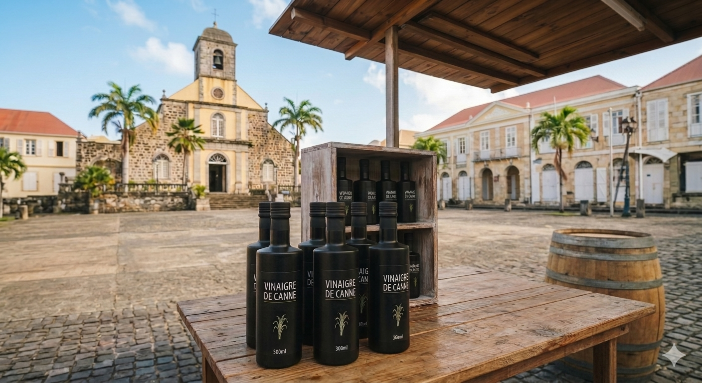 Canne à sucre de Marie-Galante — Matière première du vinaigre artisanal AULINAGAN